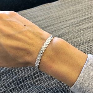 Braided 925 Silver Adjustable Bracelet